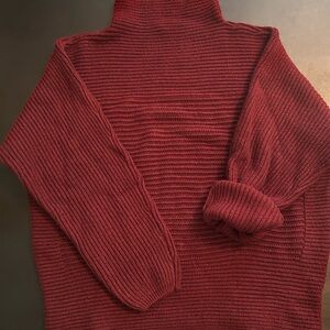 Max Studio | Cozy Burgundy Turtleneck Sweater